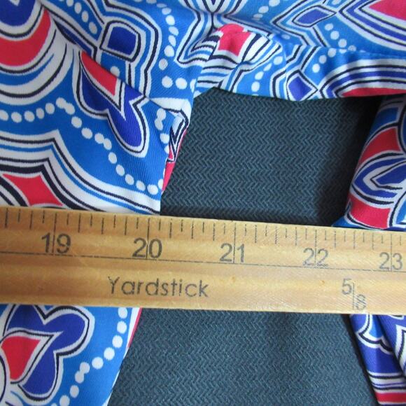 J. McLaughlin Bainbridge Dress XL Pink Blue White Geometric Prep Designer Shift - Picture 5 of 8